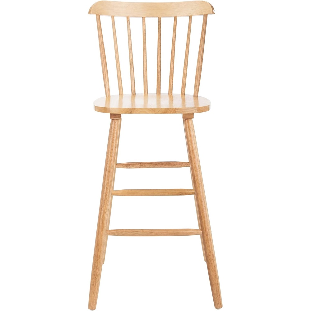 image:imageSafavieh Home Collection Galena Spindle Back Natural Bar 30inch Stool Set of 2Natural