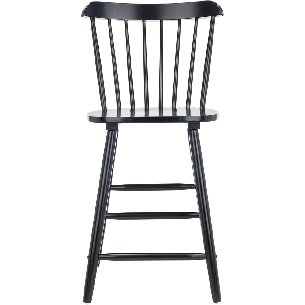 image:imageSafavieh Home Collection Galena Spindle Back Natural Counter 24inch Stool Set of 2Black