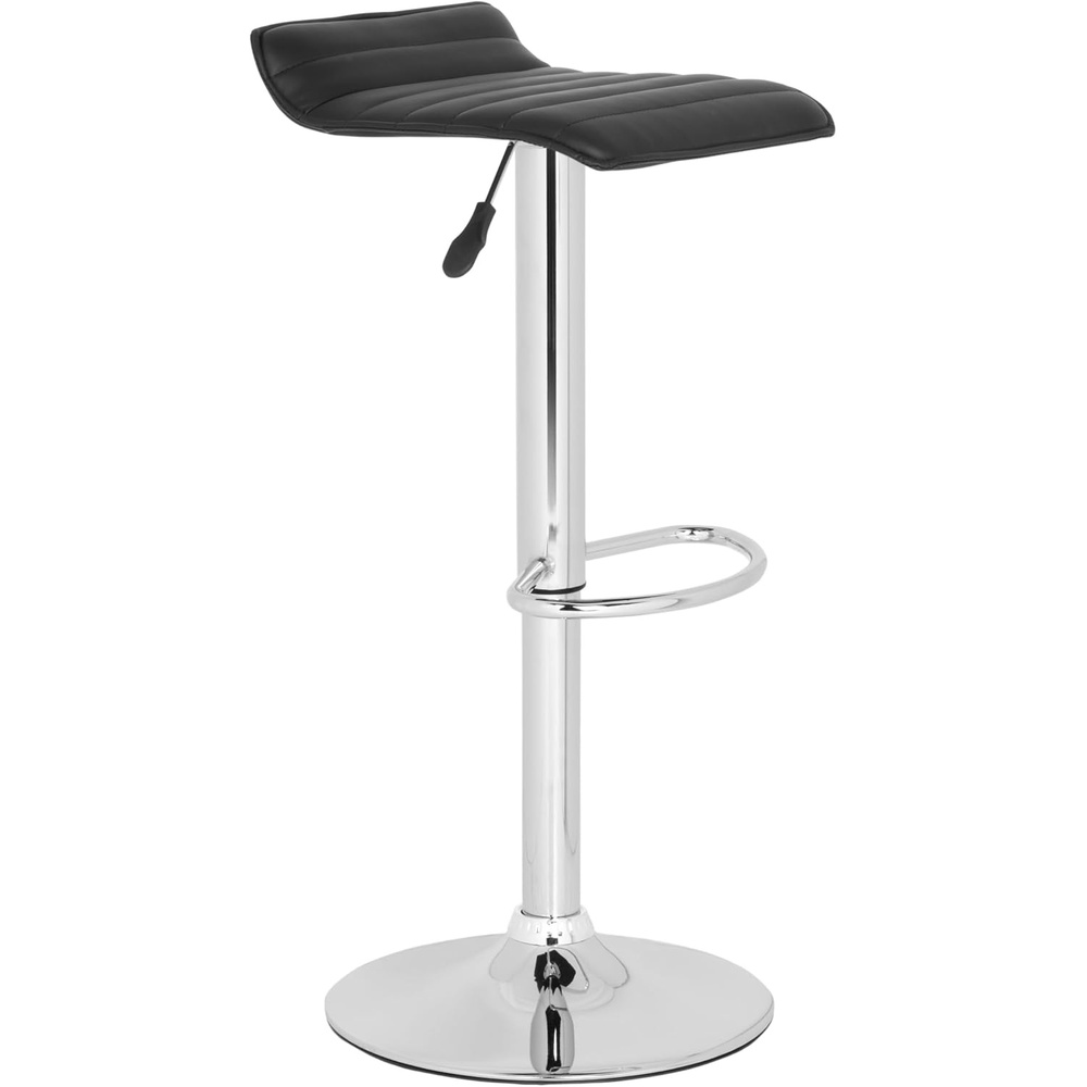 image:imageSafavieh Home Collection Kemonti White Adjustable Swivel Gas Lift 224309inch Bar Stoolblack