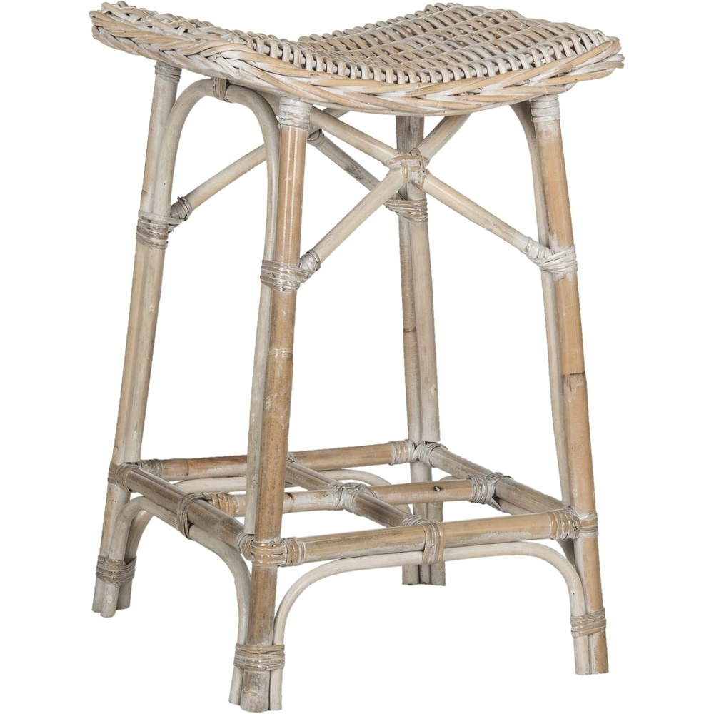 image:imageSafavieh Home Collection Rayna Natural Washed Wicker Barstool