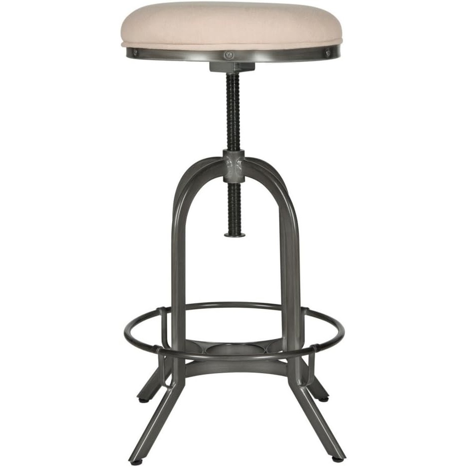 image:imageSafavieh Home Collection Wildomar Tan Swivel StoolBeige