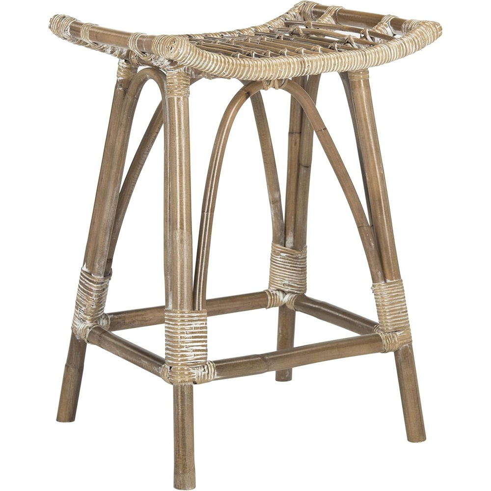 image:imageSafavieh Leda Counter Stool WhiteGreyWhite Grey