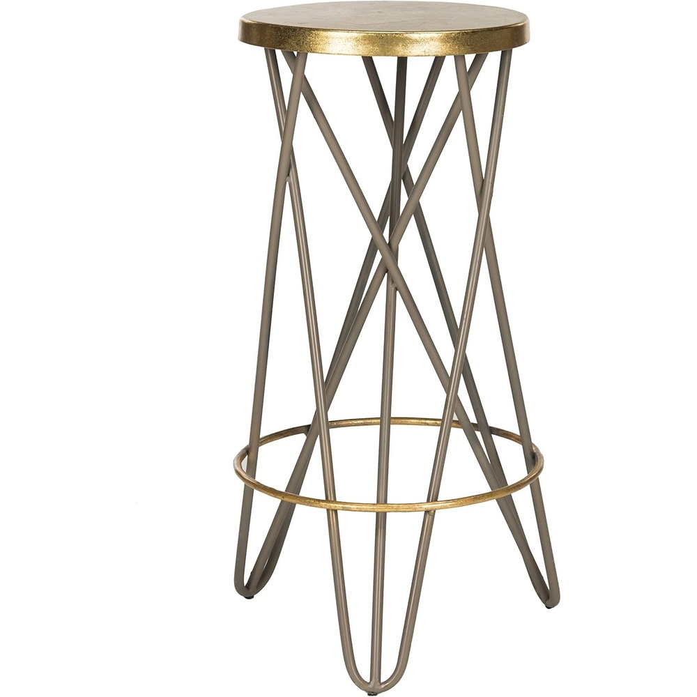 image:imageSafavieh Lorna Bar Stool BeigeGoldBeige Gold