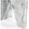 SAFAVIEH Couture Collection Devlin Black Marble Drink Table (Fully Assembled)(White)