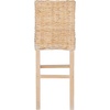 SAFAVIEH Furniture – Tobie Rattan Bar Stool – 17.7″ Seat Height – Grey White-Wash – Mango Wood – Coastal Rattan-Seat Design – Ideal for Kitchen, Bar Area, Dining Room – Fully Assembled (BST6500B)(Natural White Wash)