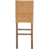SAFAVIEH Furniture – Tobie Rattan Bar Stool – 17.7″ Seat Height – Grey White-Wash – Mango Wood – Coastal Rattan-Seat Design – Ideal for Kitchen, Bar Area, Dining Room – Fully Assembled (BST6500B)(Natural / Natural)