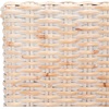 SAFAVIEH Furniture – Tobie Rattan Counter Stool – 23.62″ Seat Height – White-Washed – Mango Wood – Coastal Rattan-Seat Design – Ideal for Kitchen, Bar Area, Dining Room – Fully Assembled (BST6501C)(Natural White Wash)