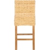 SAFAVIEH Furniture – Tobie Rattan Counter Stool – 23.62″ Seat Height – White-Washed – Mango Wood – Coastal Rattan-Seat Design – Ideal for Kitchen, Bar Area, Dining Room – Fully Assembled (BST6501C)(Natural / Natural)