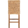 SAFAVIEH Furniture – Tobie Rattan Counter Stool – 23.62″ Seat Height – White-Washed – Mango Wood – Coastal Rattan-Seat Design – Ideal for Kitchen, Bar Area, Dining Room – Fully Assembled (BST6501C)(Honey Brown Wash)