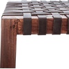 SAFAVIEH Home Capri Brown Wood and Leather 27-inch Counter Stool(Brown / Brown)