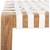 SAFAVIEH Home Capri Brown Wood and Leather 27-inch Counter Stool(Natural / White)