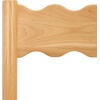 SAFAVIEH Home Collection – Nolly Natural Solid Wood Counter Chair, Scallop-Back Farmhouse Kitchen Seating (BST9212A)