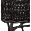 SAFAVIEH Home Collection Amara Brown Wicker Barstool