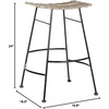 SAFAVIEH Home Collection Atara Counter Stool, Grey