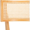 SAFAVIEH Home Collection Galway Navy/Natural 27-inch Seat Height Counter Stool for Kitchen Island Breakfast Nook(Natural)