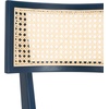 SAFAVIEH Home Collection Galway Navy/Natural 27-inch Seat Height Counter Stool for Kitchen Island Breakfast Nook(Navy/Natural)