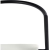 SAFAVIEH Home Collection Knightley White Faux Leather/Black 26-inch Counter Stool (Set of 2)(White / Black)