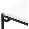 SAFAVIEH Home Collection Knightley White Faux Leather/Black 26-inch Counter Stool (Set of 2)(White / Black)