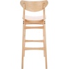 SAFAVIEH Home Collection Thaxton Mid-Century Farmhouse Natural 30-inch Bar Stool Set of 2(Natural)