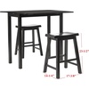 Safavieh American Homes Collection Kildare Dark Espresso Oak 3-Piece Pub Set(Espresso)