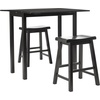 Safavieh American Homes Collection Kildare Dark Espresso Oak 3-Piece Pub Set(Espresso)