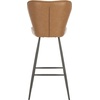 Safavieh Aster Bar Stool, Burgundy and Black(Camel)