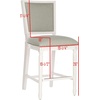 Safavieh Buchanan Counter Stool Beige(Light Grey / Cream)