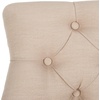Safavieh Eleni Counter Stool, Beige/Espresso(Beige / Espresso)