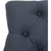Safavieh Eleni Counter Stool, Beige/Espresso(Navy / Espresso)