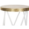Safavieh Hester Bar Stool, White/Gold(White / Gold)