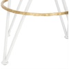 Safavieh Hester Bar Stool, White/Gold(White / Gold)