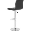 Safavieh Home Collection Arissa Black Adjustable Swivel Gas Lift 23.8-29.9-inch Bar Stool(Black)