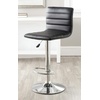 Safavieh Home Collection Arissa Black Adjustable Swivel Gas Lift 23.8-29.9-inch Bar Stool(White)