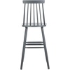Safavieh Home Collection Beaufort Spindle Back Black 30-inch Bar Stool (Set of 2)(Grey)