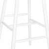 Safavieh Home Collection Beaufort Spindle Back Black 30-inch Bar Stool (Set of 2)(White)