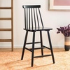 Safavieh Home Collection Beaufort Spindle Back Black Counter 24-inch Stool (Set of 2)(Black)
