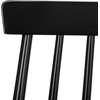 Safavieh Home Collection Beaufort Spindle Back Black Counter 24-inch Stool (Set of 2)(Black)