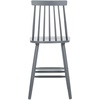 Safavieh Home Collection Beaufort Spindle Back Black Counter 24-inch Stool (Set of 2)(Grey)