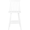 Safavieh Home Collection Beaufort Spindle Back Black Counter 24-inch Stool (Set of 2)(White)