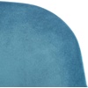 Safavieh Home Collection Cataleya Denim Blue Velvet/Black 24-inch Counter Stool(Denim Blue/Black)