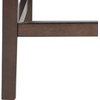 Safavieh Home Collection Dylan Navy and Espresso Counter Stool(Brown)