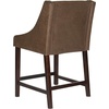 Safavieh Home Collection Dylan Navy and Espresso Counter Stool(Brown)