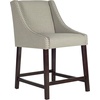 Safavieh Home Collection Dylan Navy and Espresso Counter Stool(Light Grey)