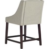 Safavieh Home Collection Dylan Navy and Espresso Counter Stool(Light Grey)