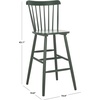 Safavieh Home Collection Galena Spindle Back Natural Bar 30-inch Stool (Set of 2)(Garden Green)