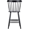 Safavieh Home Collection Galena Spindle Back Natural Counter 24-inch Stool (Set of 2)(Black)