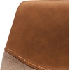 Safavieh Home Collection Granger Cognac Brown Faux Leather/Black 26-inch Counter Stool(Cognac/Black)