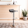 Safavieh Home Collection Juji Wicker Black Adjustable Swivel Gas Lift 24-32.5-inch Bar Stool(Black)