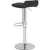Safavieh Home Collection Juji Wicker Black Adjustable Swivel Gas Lift 24-32.5-inch Bar Stool(Black)