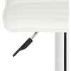 Safavieh Home Collection Kemonti White Adjustable Swivel Gas Lift 22.4-30.9-inch Bar Stool(White)